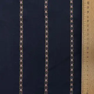 Bavlnená látka JACQUARD DOBBY navy
