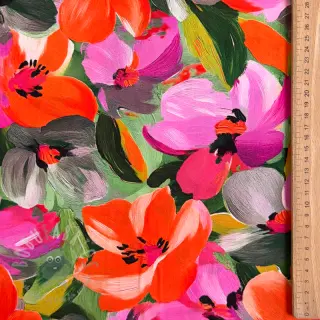Viskos ECOVERO Flowers multi digital print