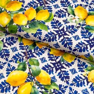 Bavlnená látka VISCOSE Lemons digital print