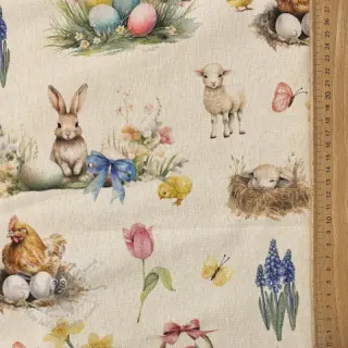 Dekorationstyg Easter Garden Joy digital print
