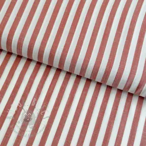 Viskos YARN DYED Stripes SMALL orange