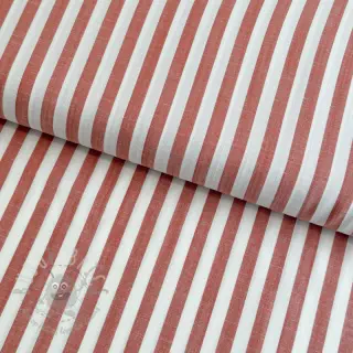 Viskos YARN DYED Stripes SMALL orange