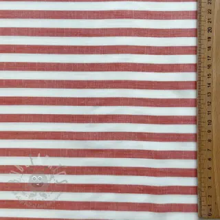Viskos YARN DYED Stripes SMALL orange