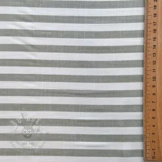 Viskos YARN DYED Stripes SMALL green
