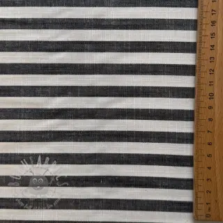 Viskos YARN DYED Stripes SMALL navy