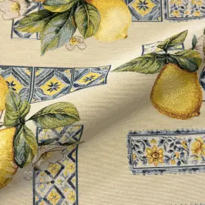 Dekorationstyg GOBELIN premium Citrus Lemon Azulejos