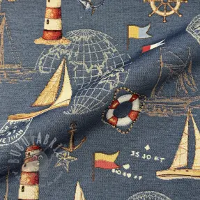 Dekorationstyg GOBELIN premium Coast Lighthouse Sea