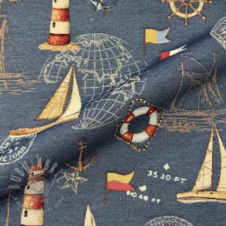 Dekorationstyg GOBELIN premium Coast Lighthouse Sea