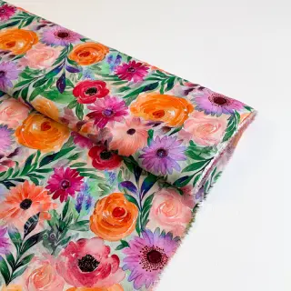 Viskos RADIANCE Flowers Lirie digital print