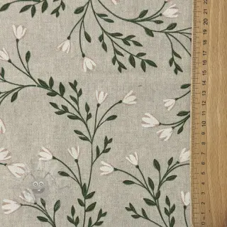 Dekorationstyg Linenlook premium Flower Bell Garland