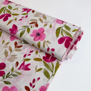 Viskos RADIANCE Flowers Conie pink digital print