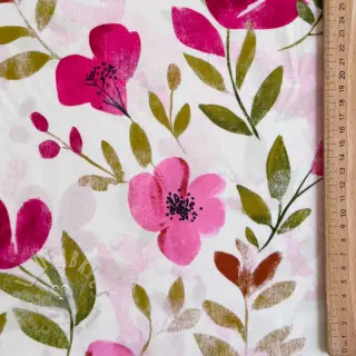Viskos RADIANCE Flowers Conie pink digital print