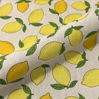 Dekoračná látka Linenlook premium Sunny Lemon Fruit