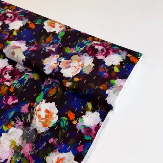 Viskos LUREX Flower Tanja digital print