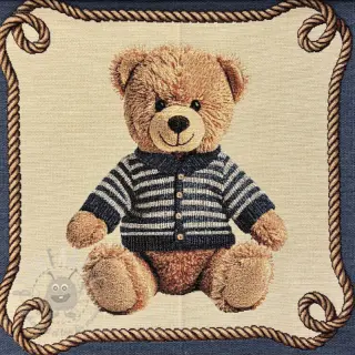 Dekorationstyg GOBELIN PREMIUM Teddy Bear Nautic PANEL