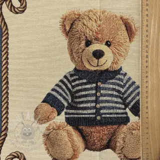 Dekorationstyg GOBELIN PREMIUM Teddy Bear Nautic PANEL