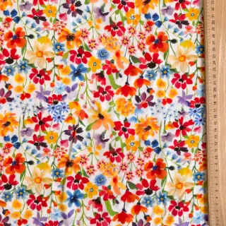 Viskóza RADIANCE Flowers Jaja digital print