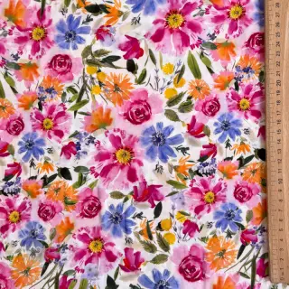 Viskos RADIANCE Flowers Polly digital print