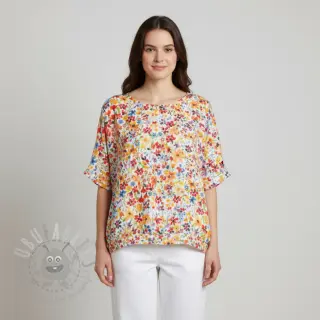 Viskos RADIANCE Flowers Jaja digital print