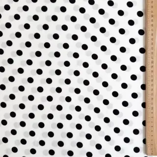 Viskóza RADIANCE Polka dot white