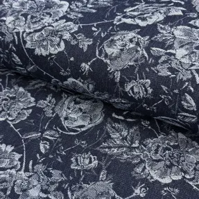JEANS DENIM JACQUARD Flowie