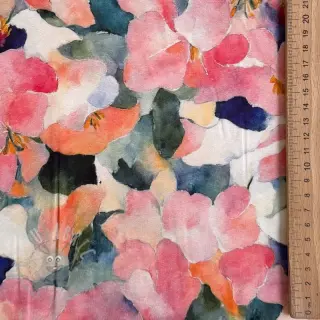 Viskos SATIN Flowers Tora digital print