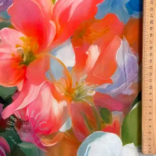 Viskos RADIANCE Flower design B digital print