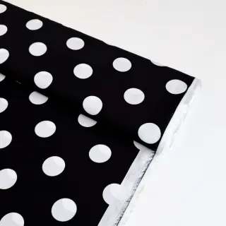 Viskóza RADIANCE Polka BIG dot black