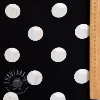 Viskos RADIANCE Polka BIG dot black