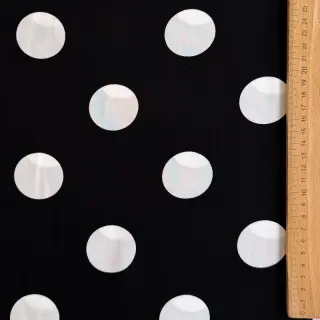 Viskóza RADIANCE Polka BIG dot black