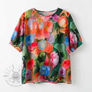 Viskos RADIANCE Flower design B digital print