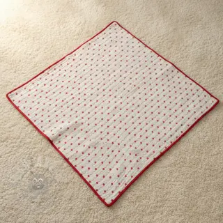 Dubbelgasväv/muslin STEPPED Heart