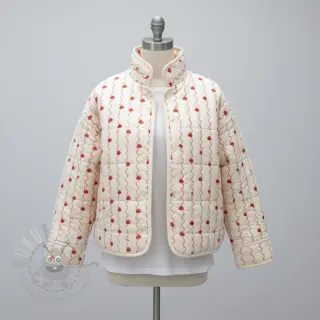 Dubbelgasväv/muslin STEPPED Heart