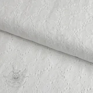 Bomullstyg EMBROIDERY 2 side Camelia