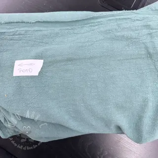 Förtvättat lin STONEWASHED PREMIUM dark mint 2:a sortering