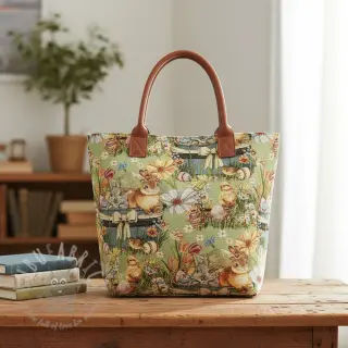 Dekorationstyg GOBELIN premium Playful Easter Scene