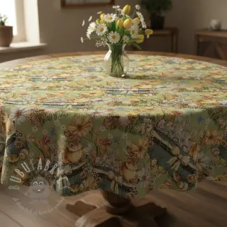 Dekorationstyg GOBELIN premium Playful Easter Scene