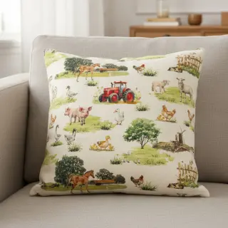 Dekoračná látka Cosy Farm Animals digital print