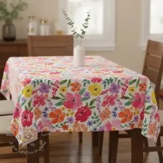 Dekorationstyg Floral Spark Party digital print