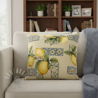 Dekorationstyg GOBELIN premium Citrus Lemon Azulejos
