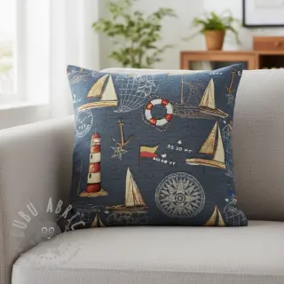 Dekorationstyg GOBELIN premium Coast Lighthouse Sea