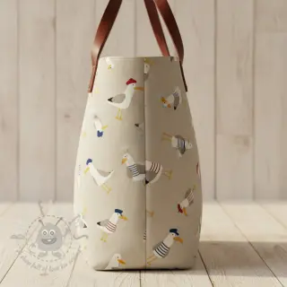 Dekorationstyg Linenlook premium Seagull dress up