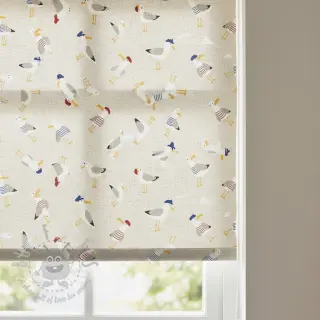 Dekorationstyg Linenlook premium Seagull dress up