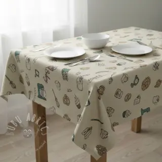 Dekorationstyg Linenlook premium Bake Off Doodle