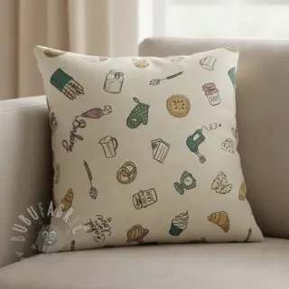 Dekorationstyg Linenlook premium Bake Off Doodle