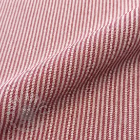 Dekorationstyg DOBBY Colored stripe cherry