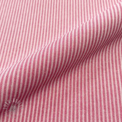 Dekorationstyg DOBBY Colored stripe fuchsia