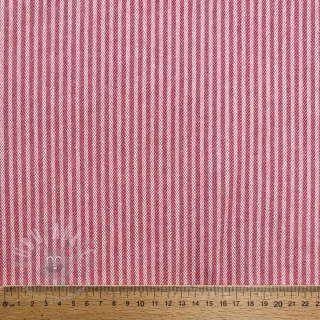 Dekorationstyg DOBBY Colored stripe fuchsia