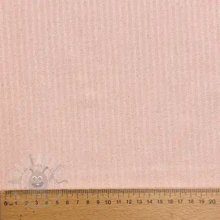 Dekorationstyg DOBBY Colored stripe light pink