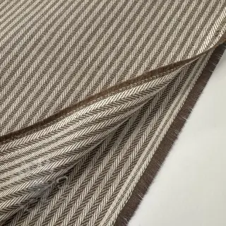 Dekorationstyg DOBBY Colored stripe coffee